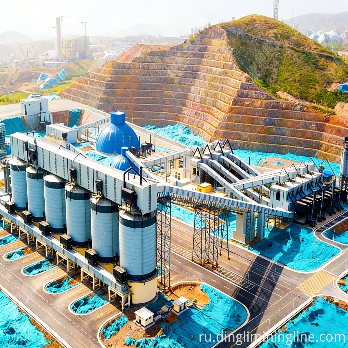 Линия по производству камня высокой прочности (2) High-Durability Stone Production Line (2)